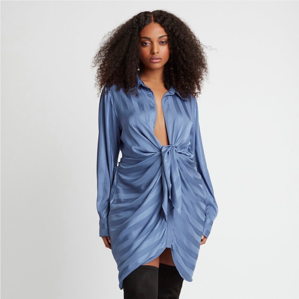 Choosy Shadow Striped Crosby Dress